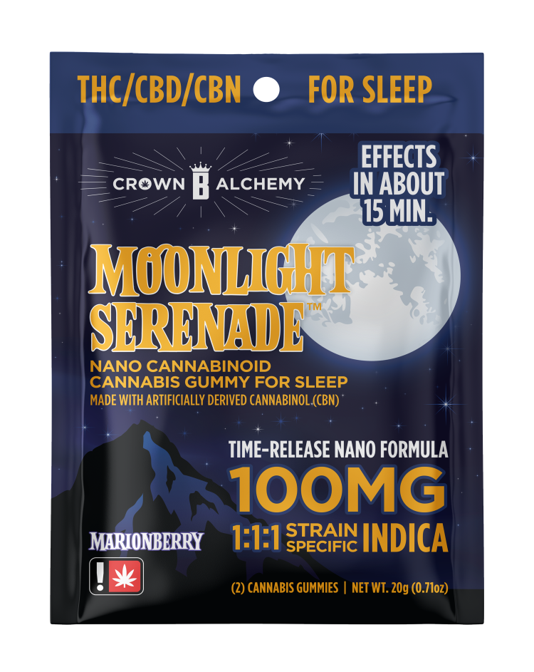 Photograph of product: Crown B Alchemy | 1:1:1 Moonlight Seranade Gummy