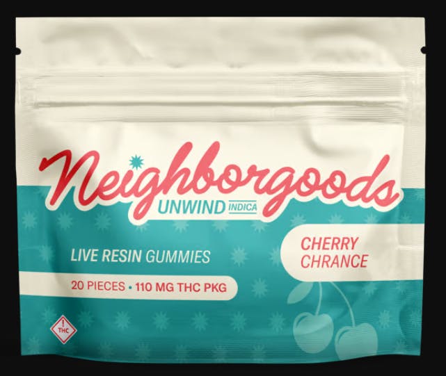Photograph of product: Cherry Chrance Live Resin Gummies 100mg | 20pk - 