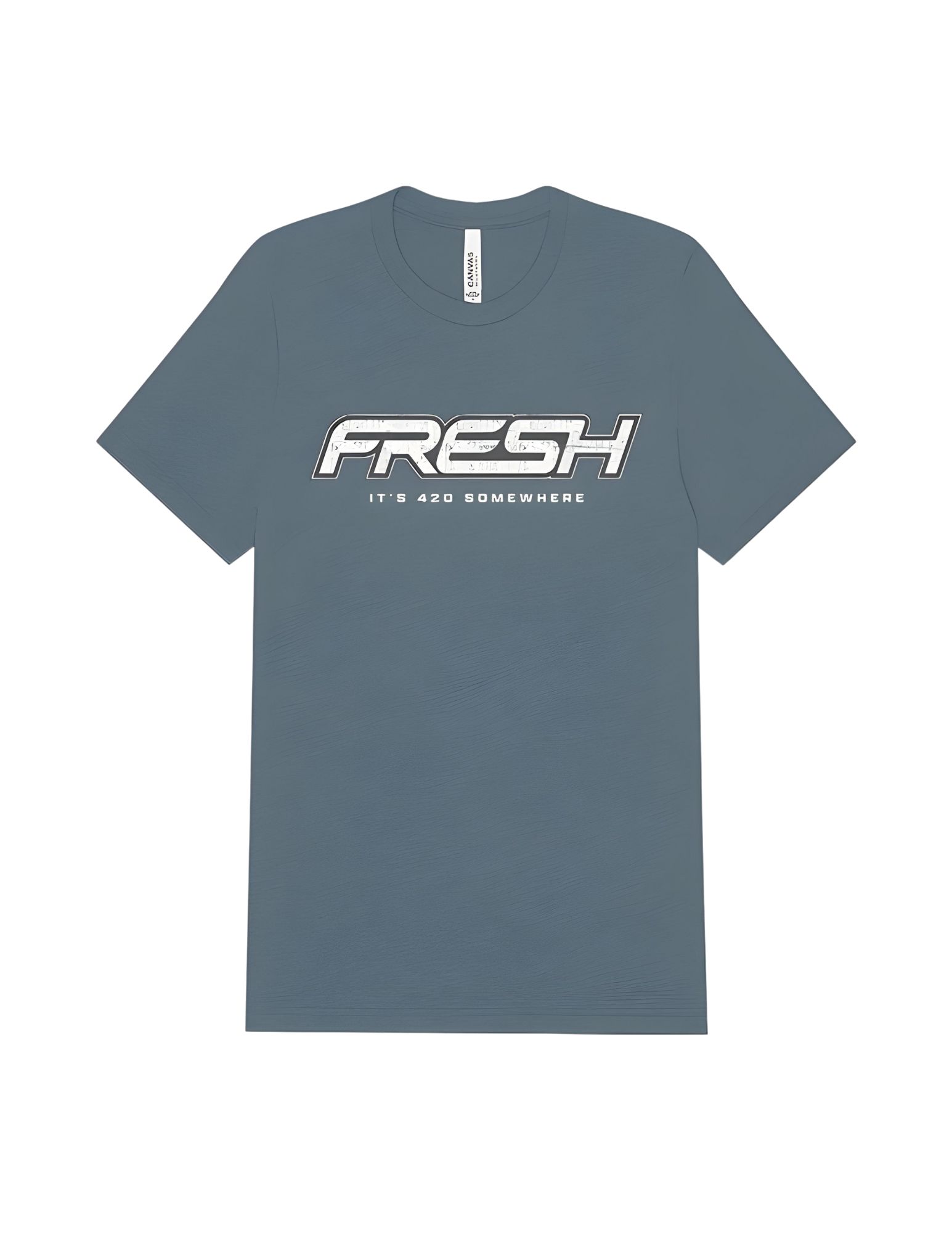 Photograph of product: Fresh | Unisex Tee | Blue 420 | XS
