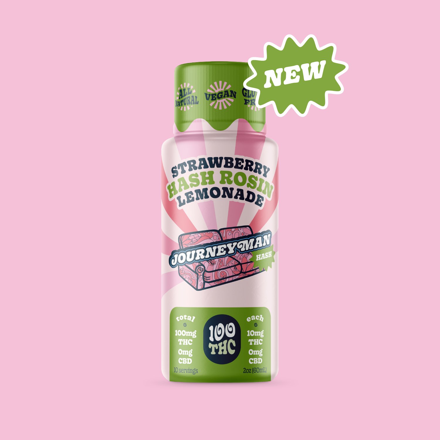 Photograph of product: BS 100mg Journeyman HR Lemonade - Strawberry