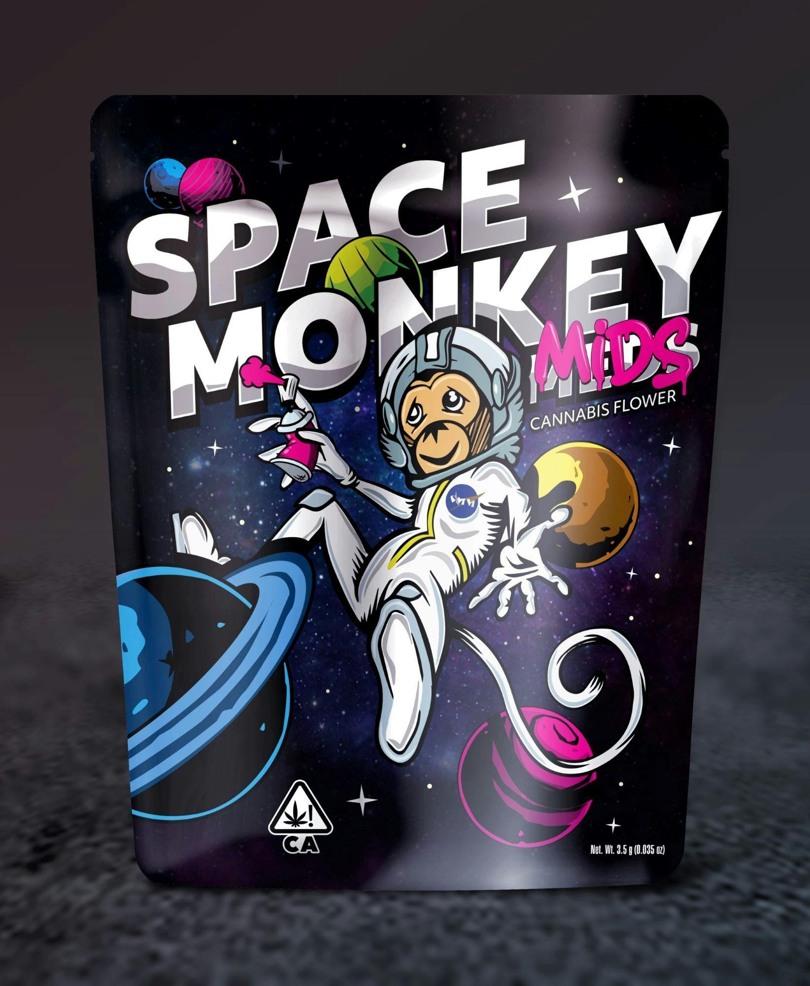 Photograph of product: Space Monkey  3.5g INDOOR  Thin Mint Jealousy  $40 SALE $26 *Tax Included