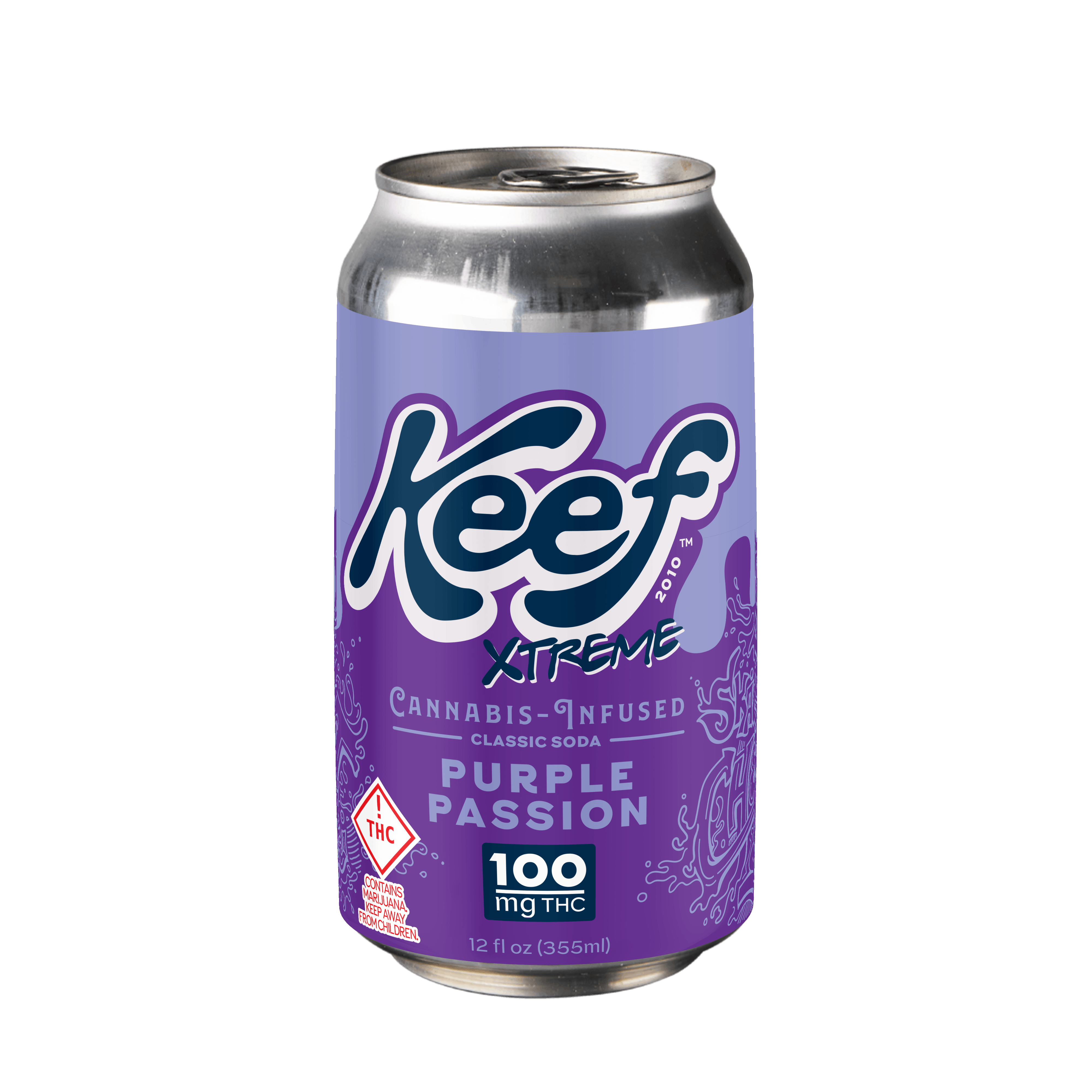 Photograph of Product: 100mg Purple Passion Classic Soda