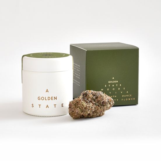 Photograph of product: A Golden State Flower Woods 3.5g - 