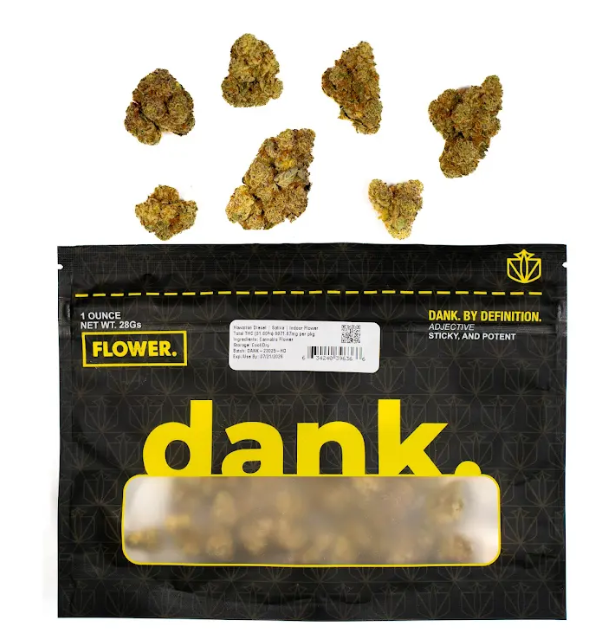 Photograph of product: Dank | Flower | Hawaiian Diesel - 28g