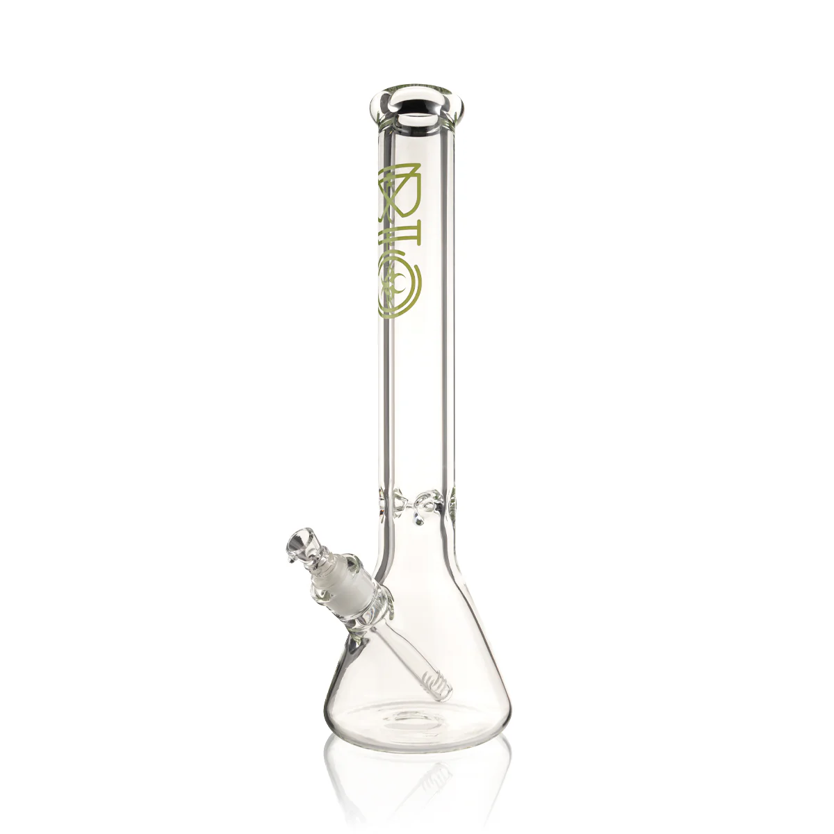 Photograph of product: BIO Glass Classic Beaker Water Pipe 16" - Green