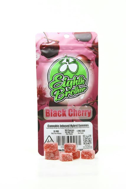 Photograph of product: BLACK CHERRY 10MG 10PK GUMMIES - 