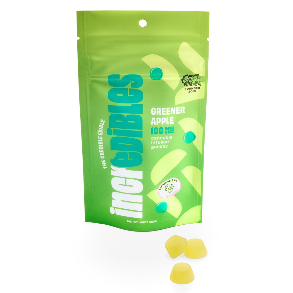 Photograph of product: Incredibles Greener Apple Fast Acting Lozenges (10 x 10mg) 100mg