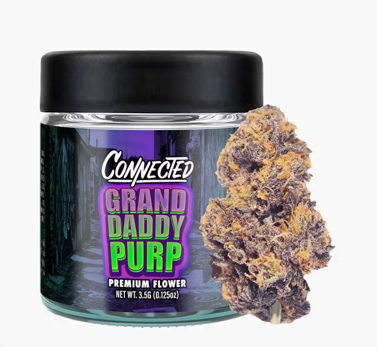 Photograph of product: [Connected] Indoor Flower - 3.5g - Granddaddy Purp (H)