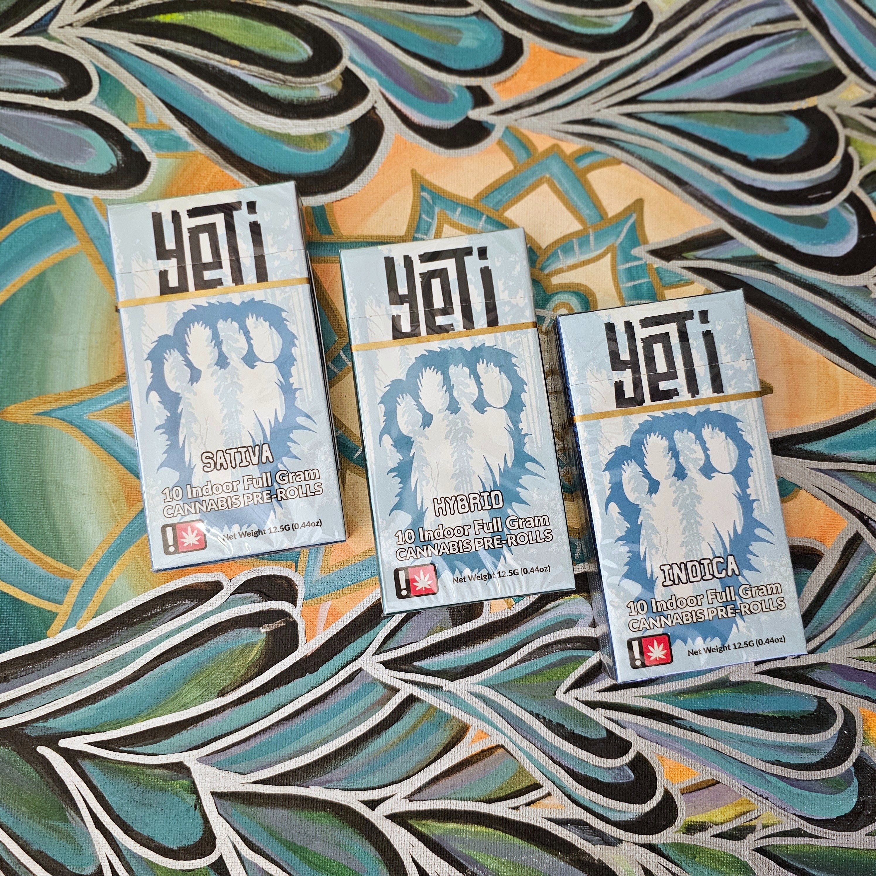 Photograph of product: Yeti: 1g 10pk Krypto Cronic x Modified Grapes Oui'd Preolls