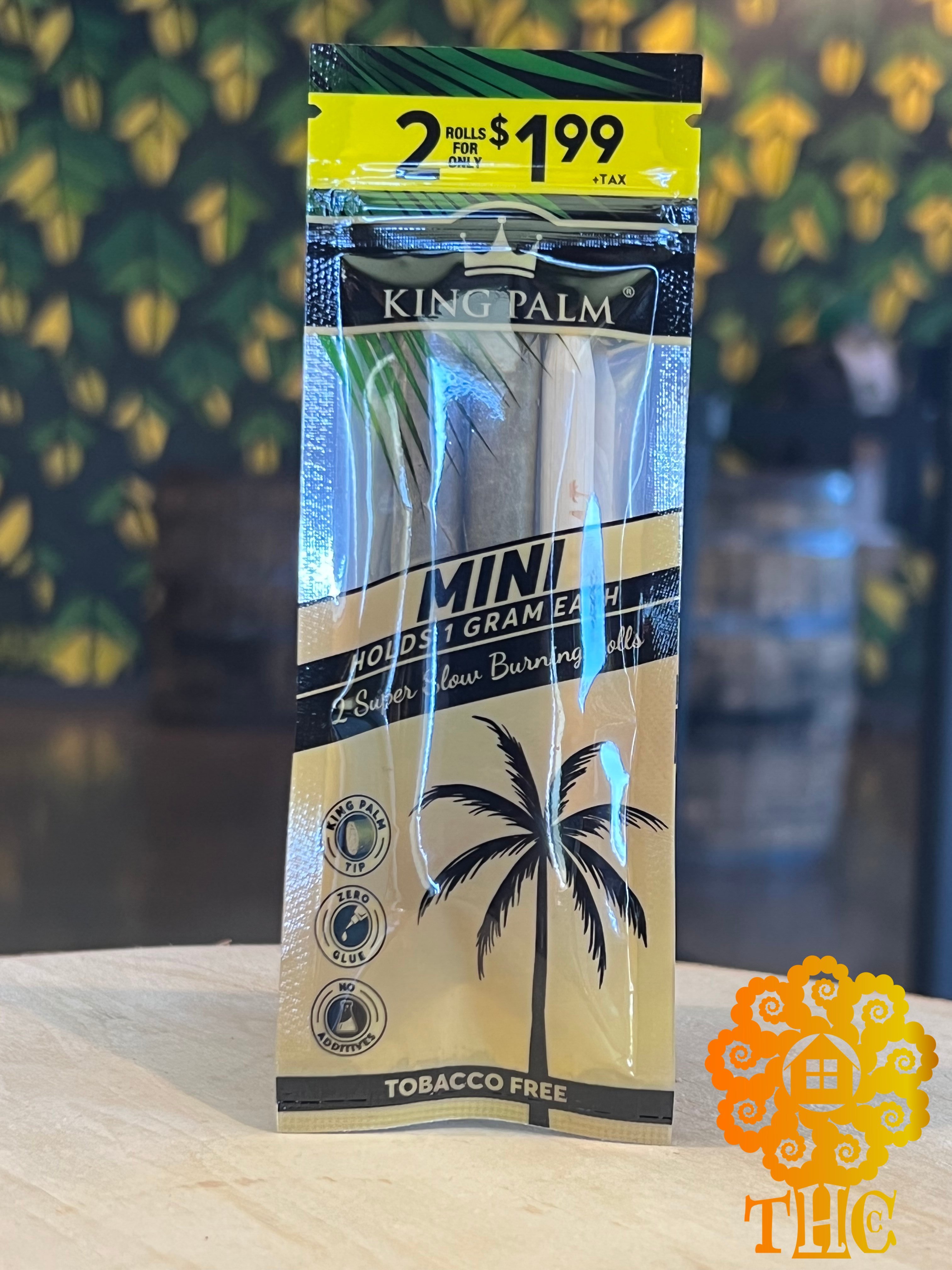 Photograph of product: King Palm Watermelon Wave Mini Wrap 2pk (1g)