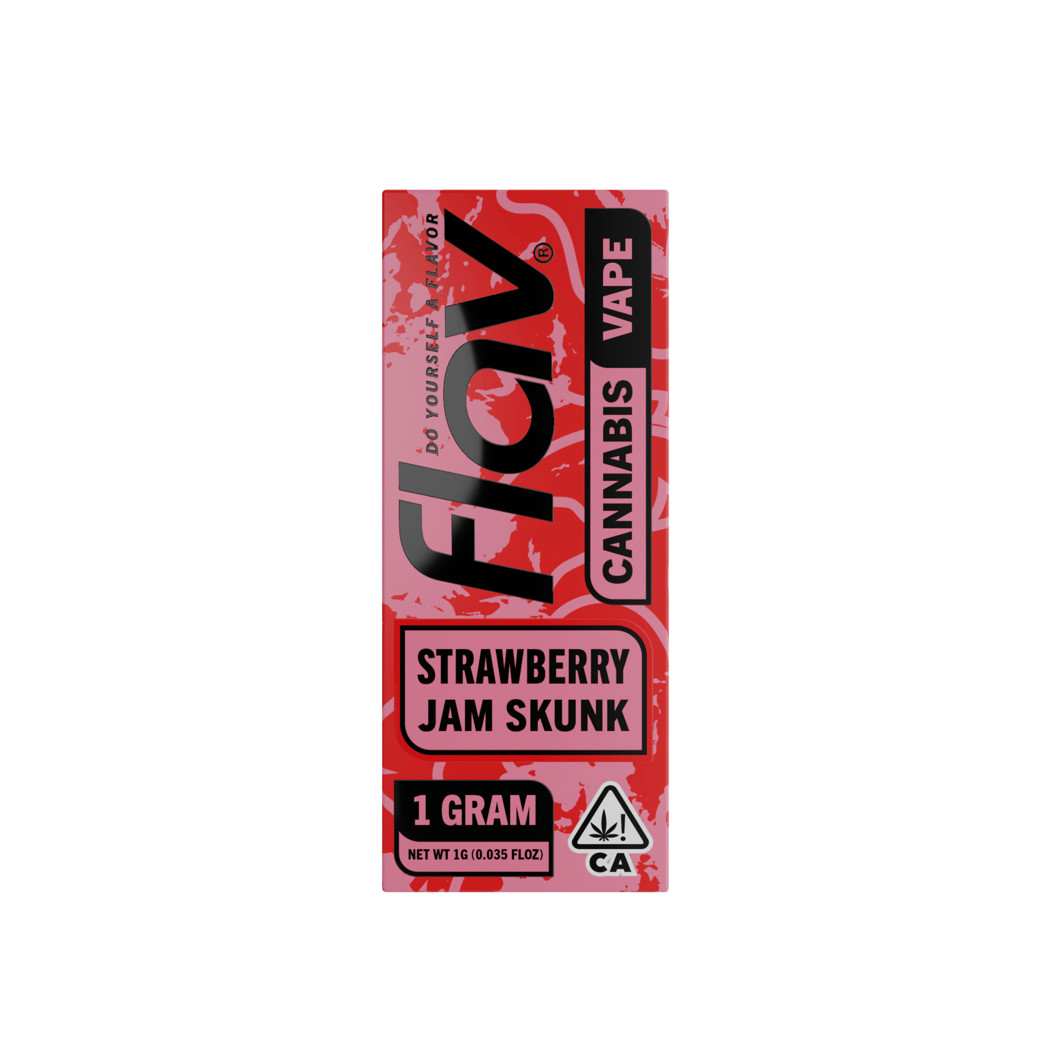 Photograph of product: Flav - Strawberry Jam Skunk (Oui'd) All-In-One Vape