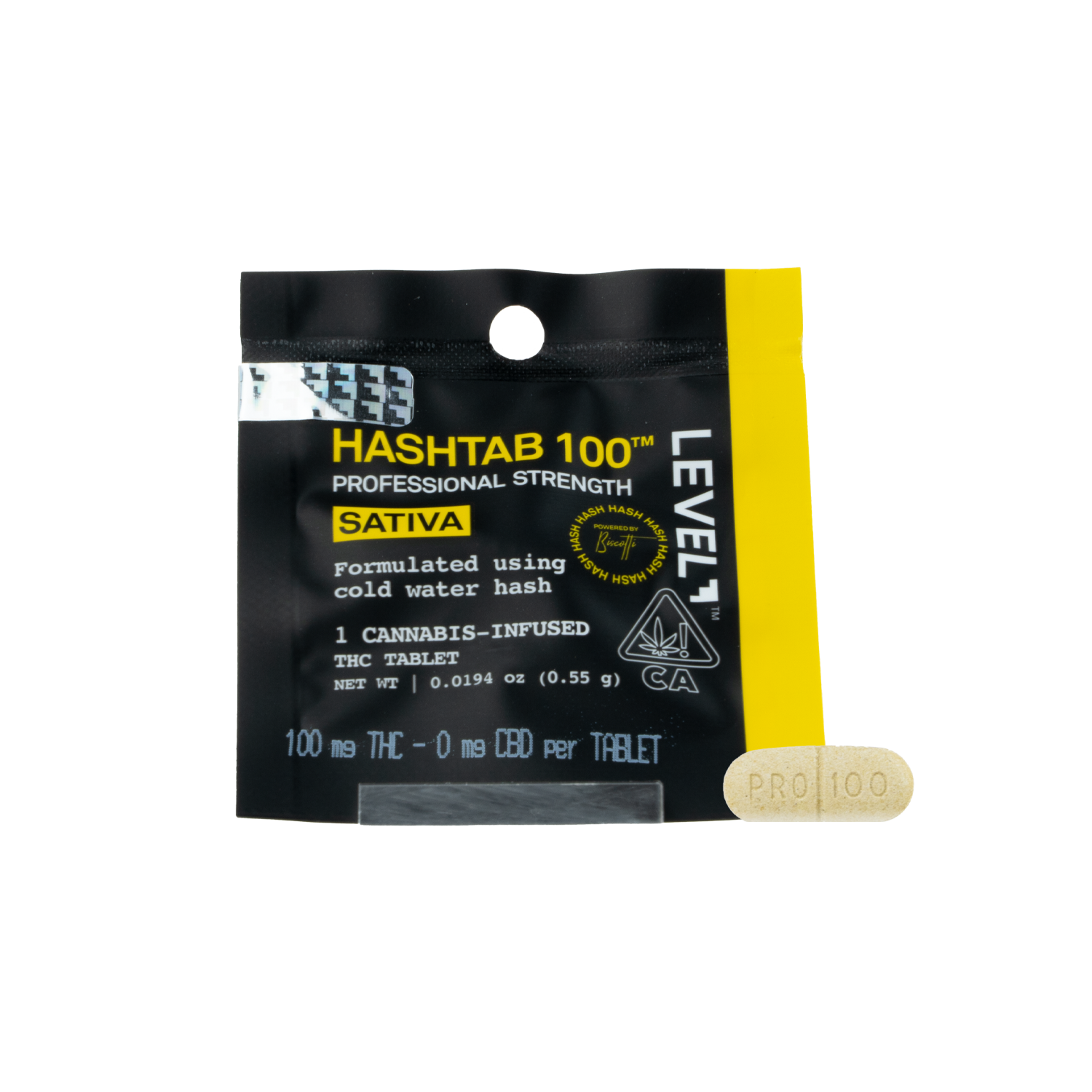 Photograph of product: au chocolatTAB 100 Oui'd SINGLE / 1 tablet