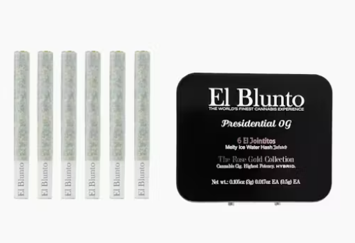 Photograph of product: Presidential OG au chocolat Infused Jointito 6pk 3g EL Blunto