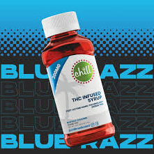 Photograph of product: Blue Razz | 200mg Infused Syrup | Chill Medicated