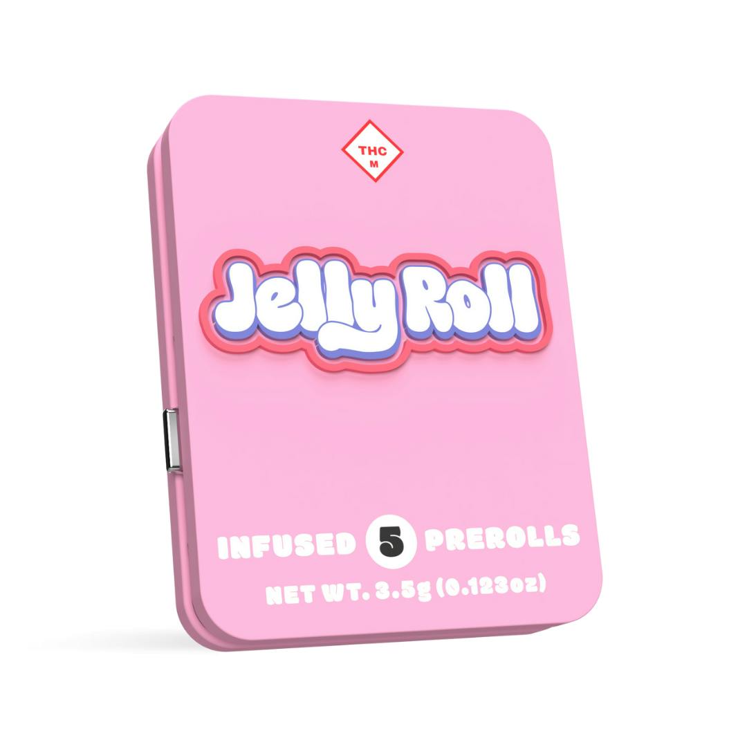 Photograph of product: JELLY ROLL | ORANGE CREAMSICLE 5PK 0.7G | INFUSED PRE-ROLL | 3.5G | HYBRID