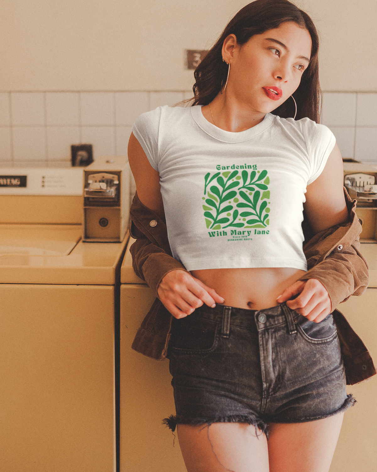 Photograph of product: Gardening with Mary Jane | Lounge Crop Top | M/L