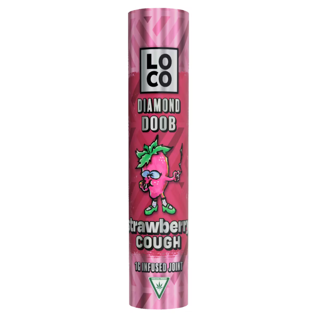Photograph of product: LOCO | Strawberry Cough | 1g Infused Pre-Roll