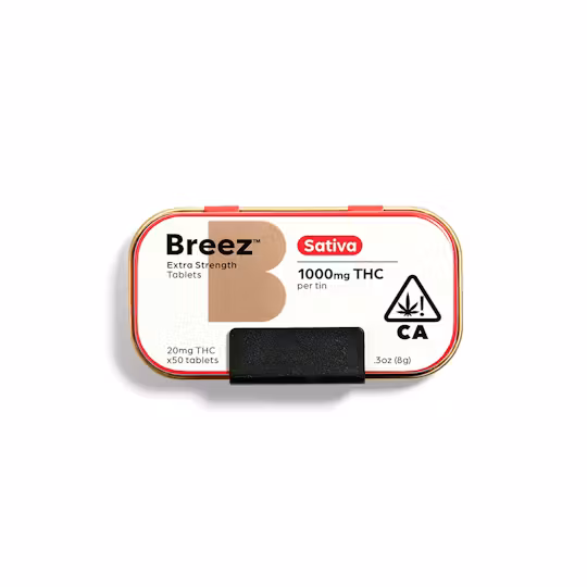 Photograph of product: Breez | Oui'd Tablet Tin - 1000mg TH-oui total