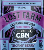 Photograph of product: (51923) 1:1 100mg ThornyBerry Live Resin Gummies