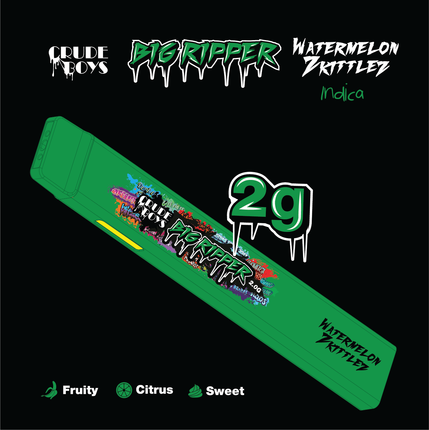 Photograph of product: Watermelon Zkittles Disposable
