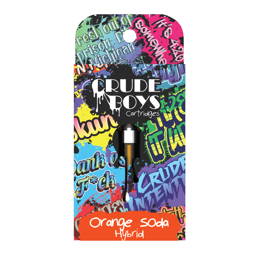 Photograph of product: Crude Boys 1g Cart Orange Soda