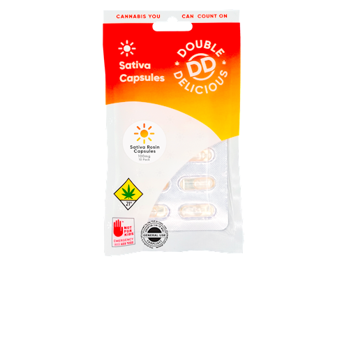Photograph of product: Oui'd Rosin Capsules 10-pack | 100mg (DOH)