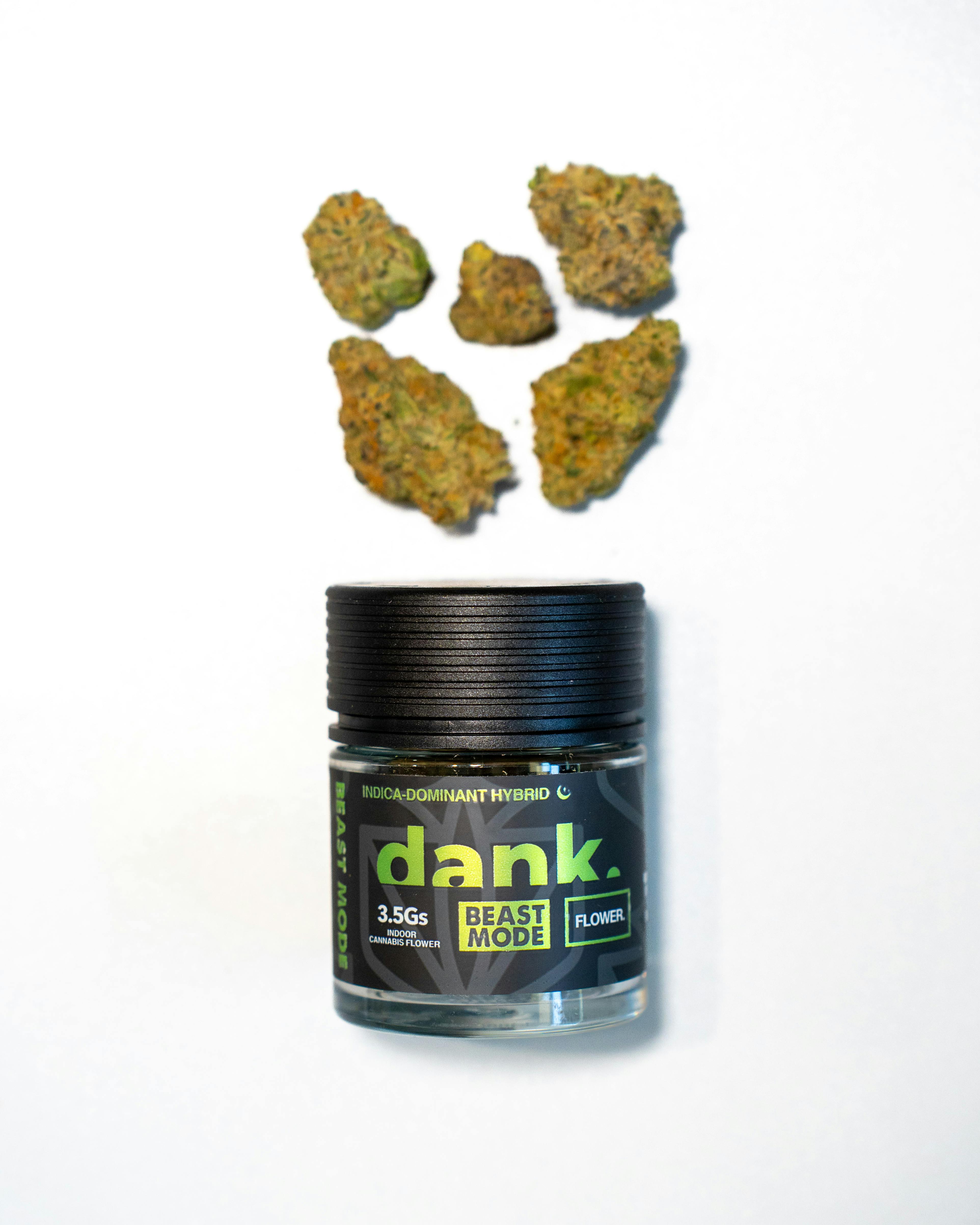Photograph of product: Beast Mode - Flower - Dank - 3.5g