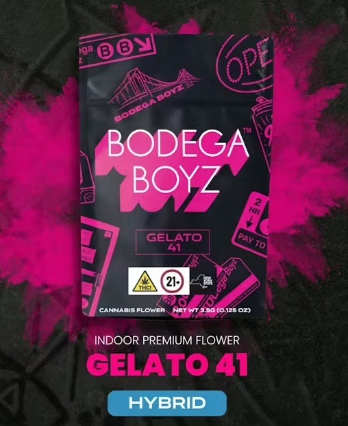 Photograph of product: Bodega Boyz | Gelato 41 | Hybrid - 3.5g