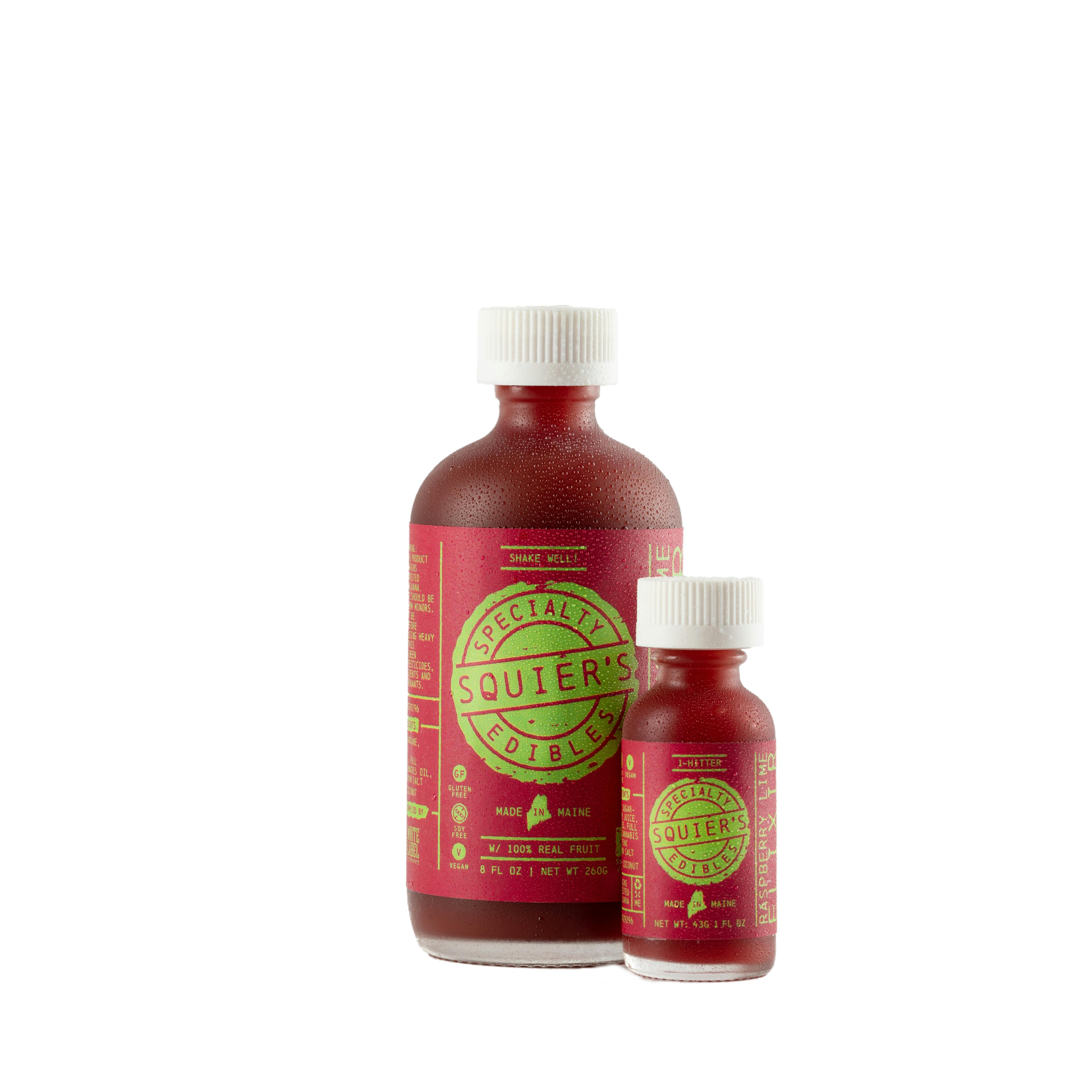Photograph of product: Squier's: 800mg Raspberry Lime au chocolat Rosin Drink Mixer