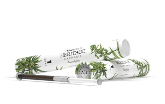 Photograph of product: Nature's Heritage | RSO 1ml Oral Syringe