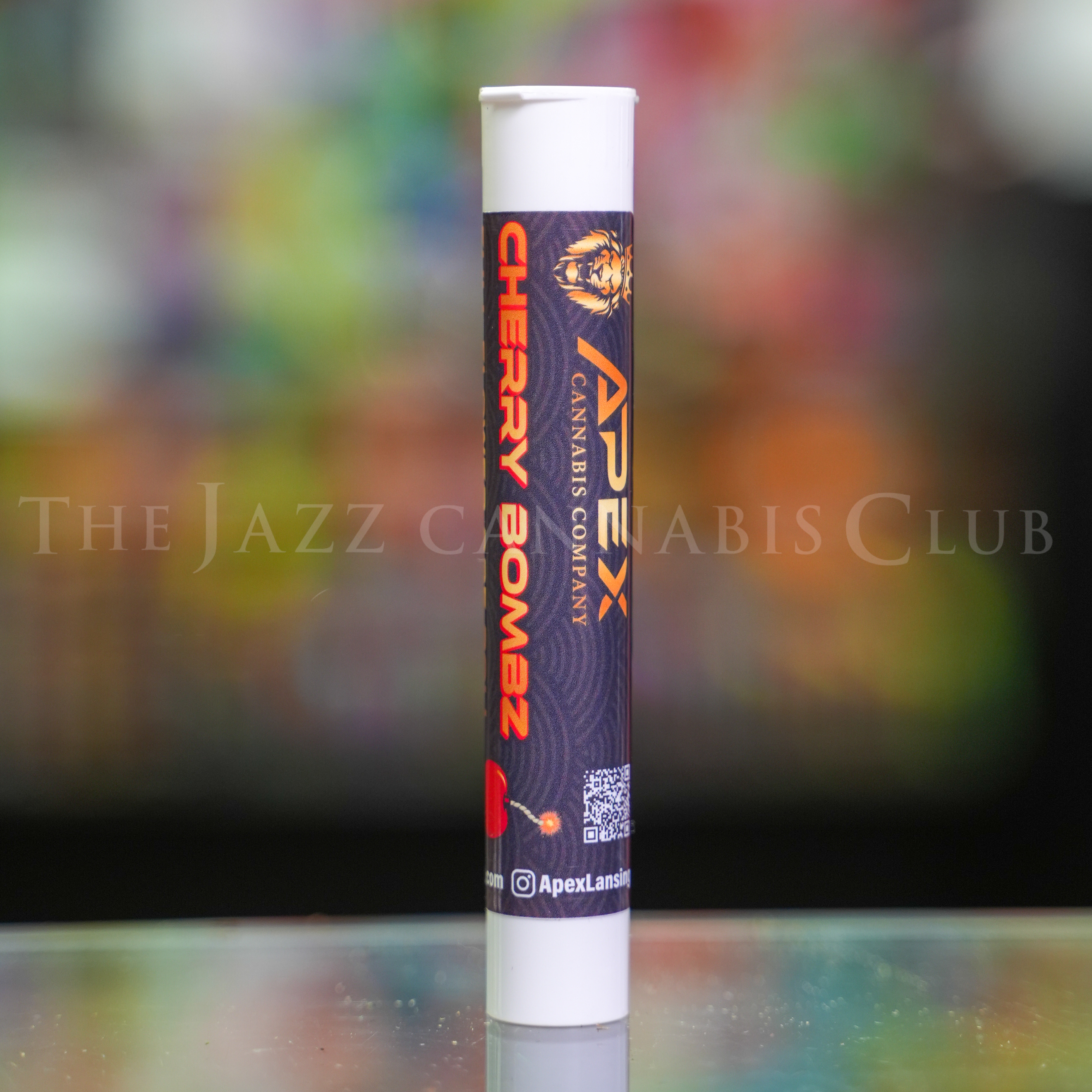 Photograph of product: Apex - Cherry Bombz - Full Flower Pre Roll