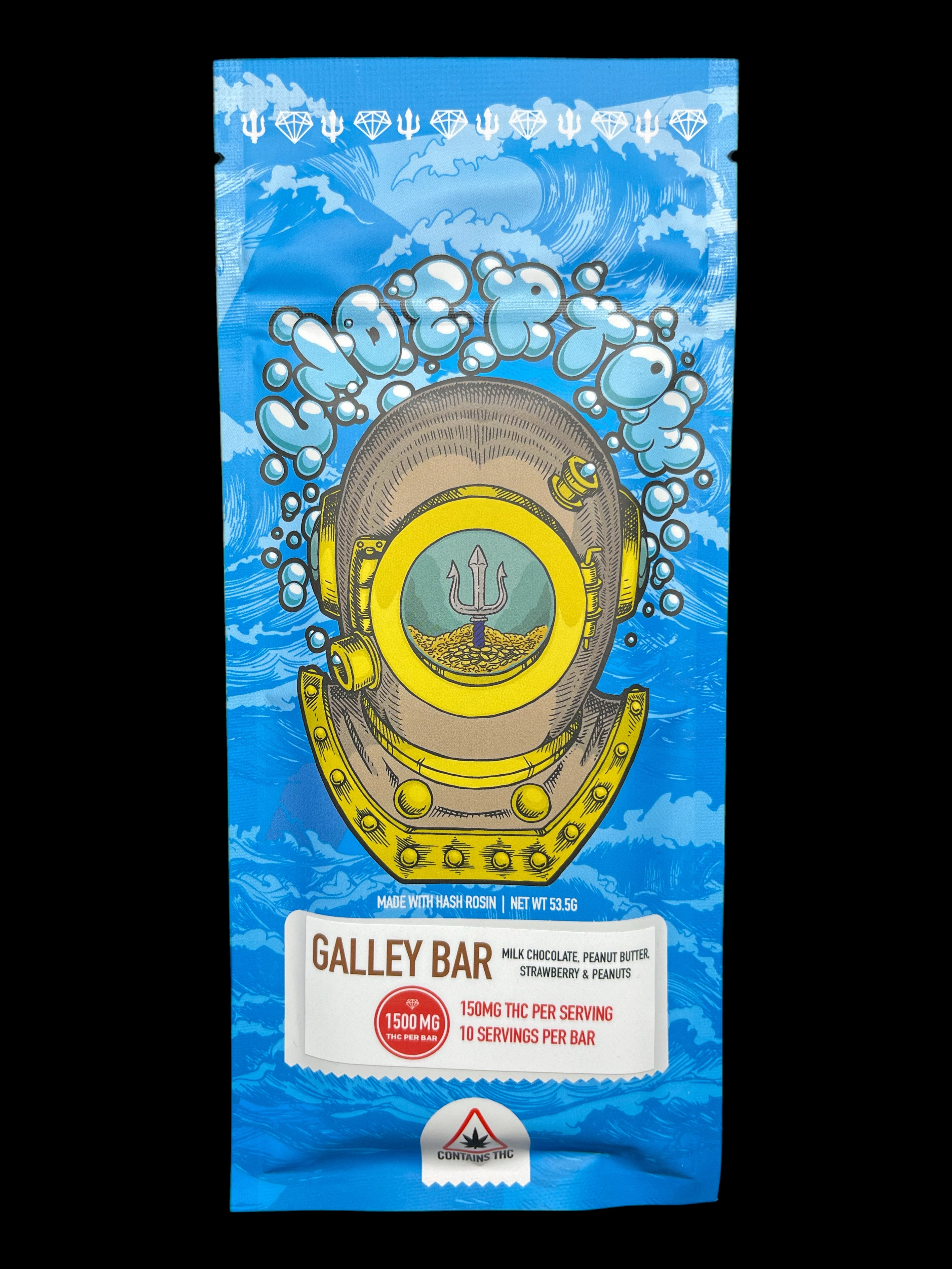 Photograph of product: Undertow Oui'd: 1500mg The Galley Chocolate Bar