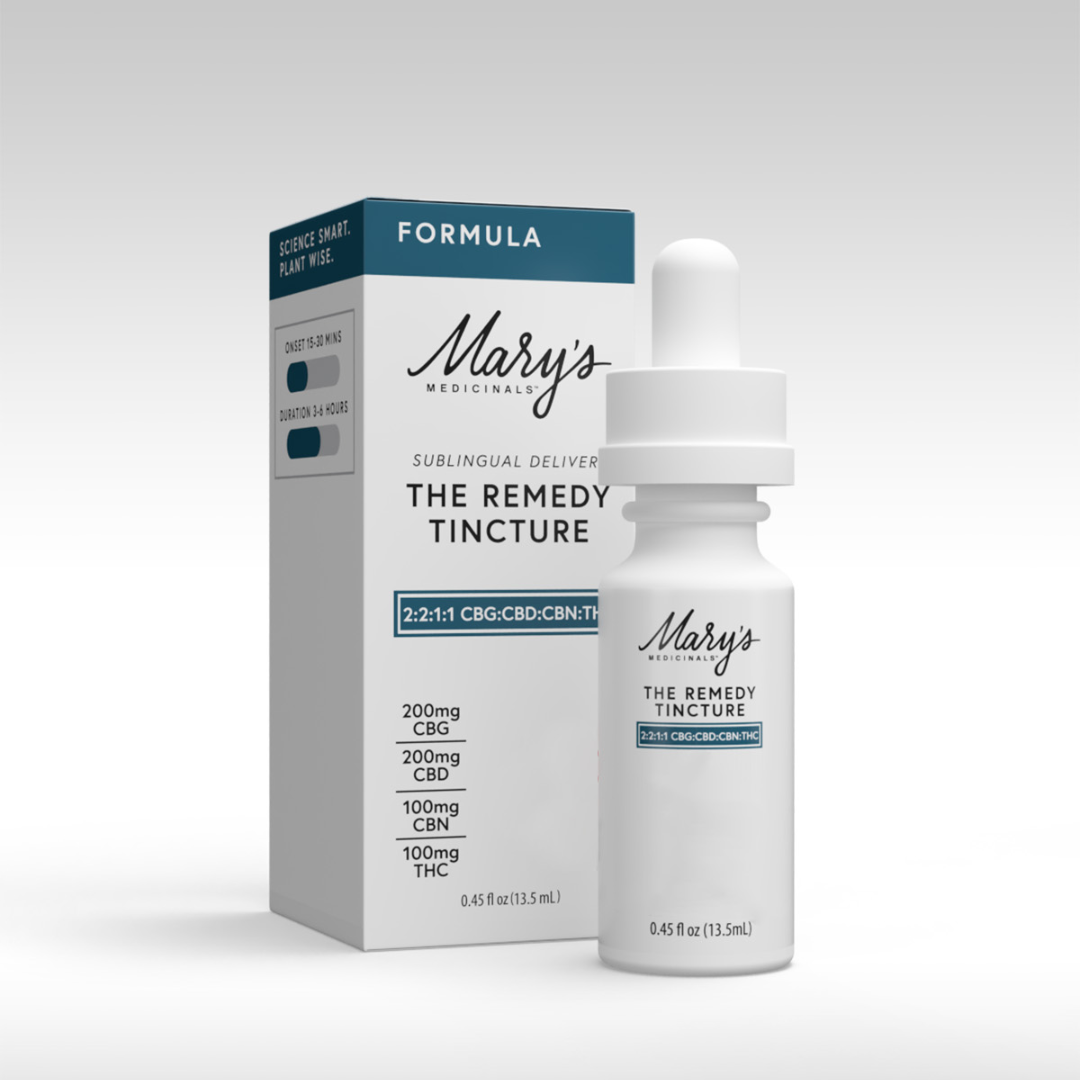 Photograph of product: Mary's Medicinals - Formula 4:4:2:1:1 (CBG:CBD:CBN:TH-ouia:TH-oui) Tincture 600mg