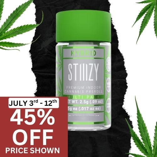 Photograph of product: White Zerbert (H) - 0.5G Naked Pre-Roll Multi 5Pk - Retail