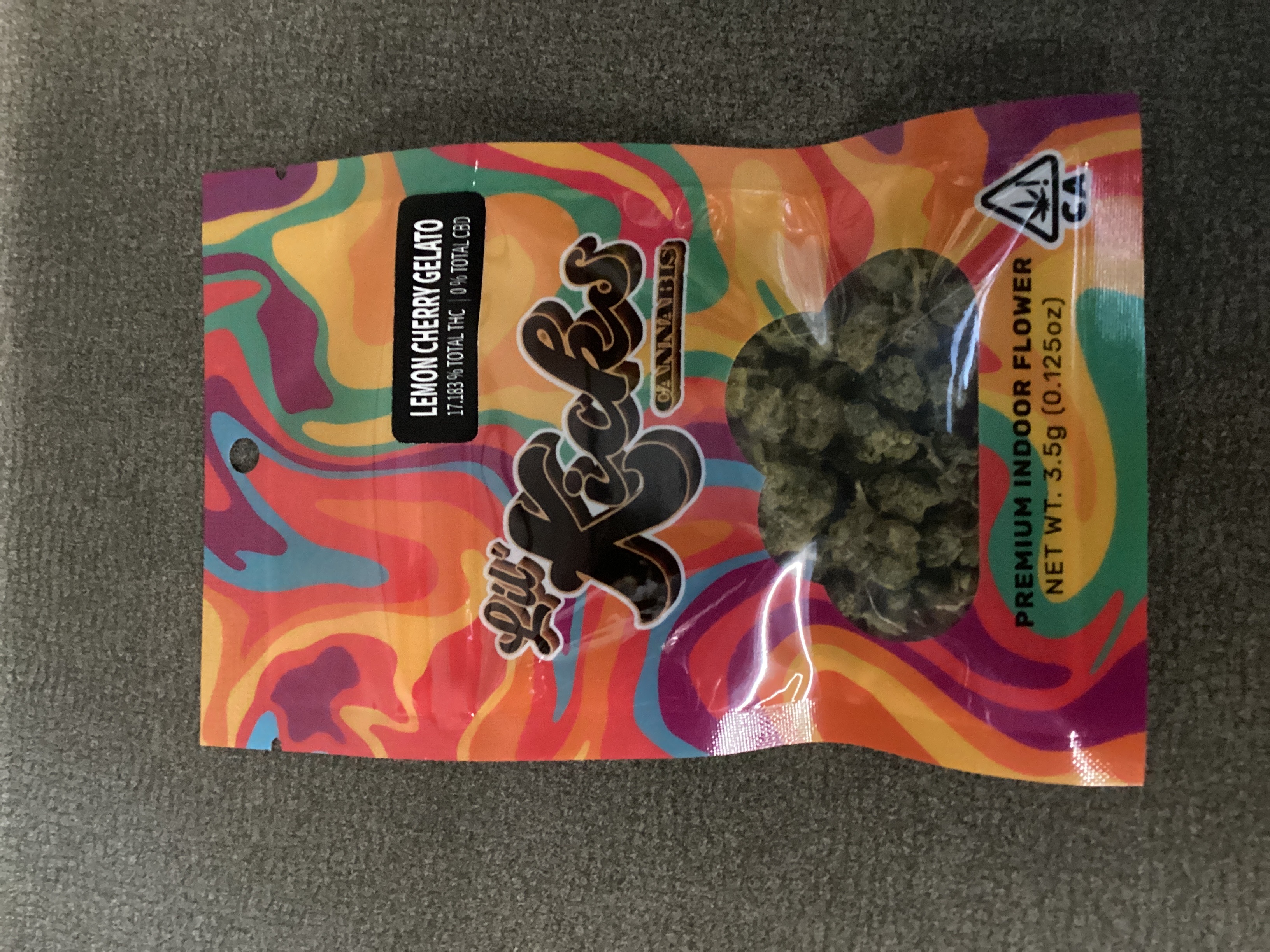 Photograph of product: LIL KICKS - LEMON CHERRY GELATO - 3.5g