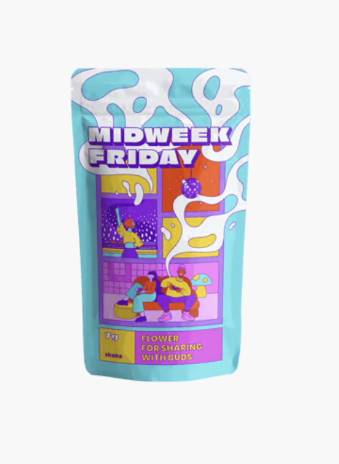Photograph of product: MIDWEEK FRIDAY STELLA BLUE SHAKE 7G