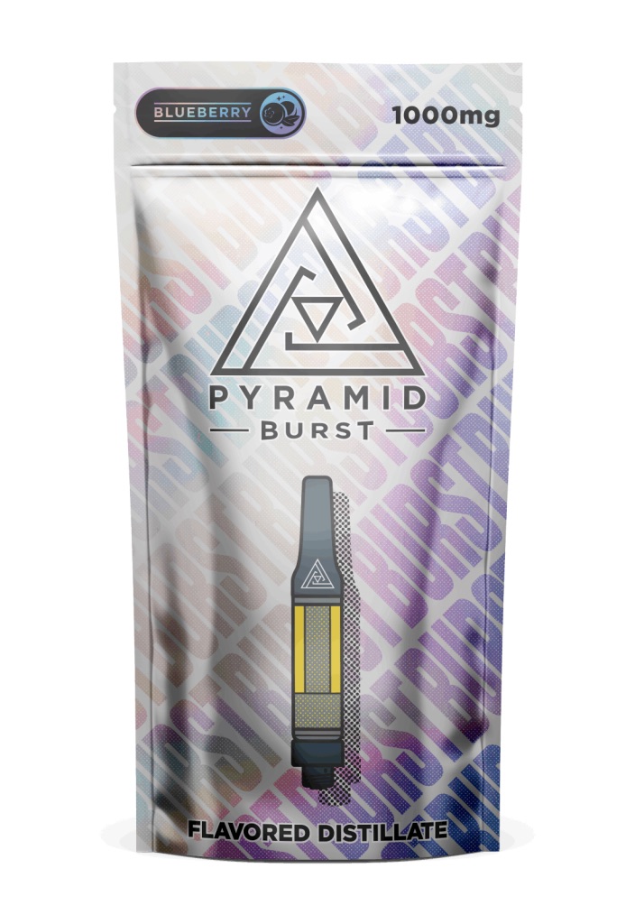 Photograph of product: Pyramid | Burst Cart | Blueberry | 1g
