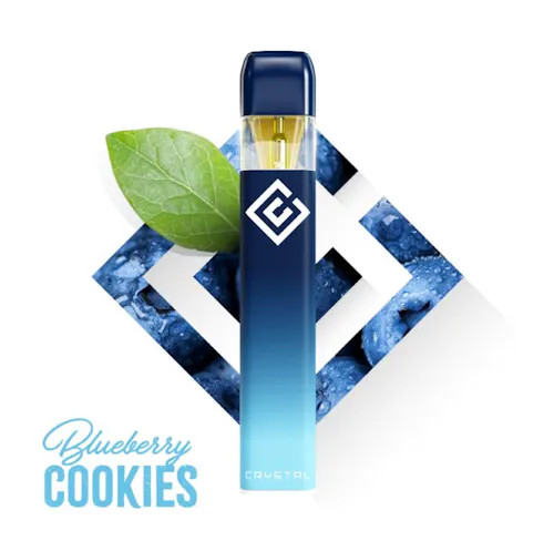 Photograph of product: Blueberry Cookies | 1g | Disposable Vape | Crystal Clear