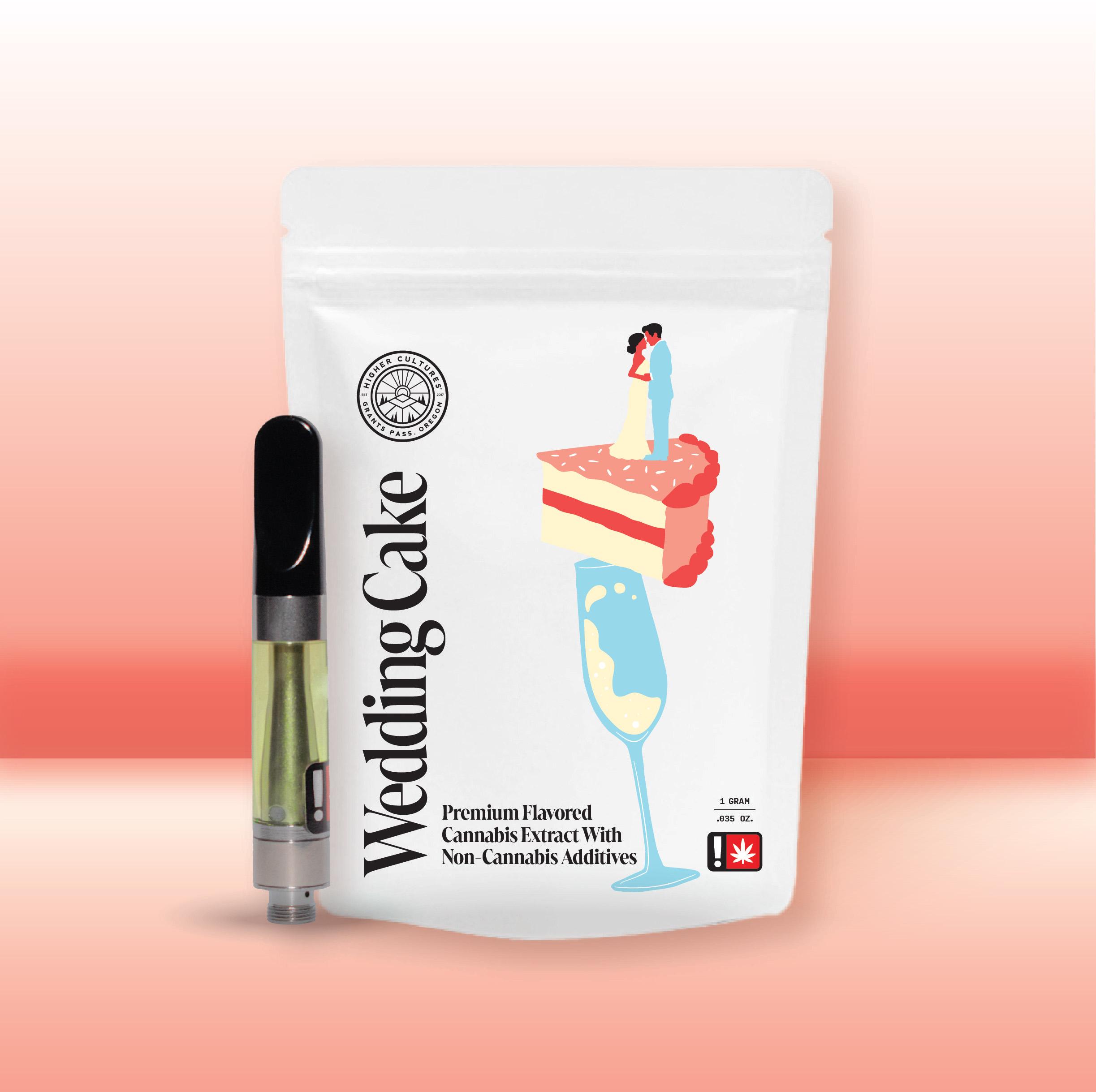 Photograph of product: Higher Cultures Flavored Cartridge - Wedding Cake Hybrid