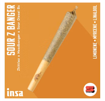 Photograph of product: INSA | Sour Z Banger | 1g Pre Roll