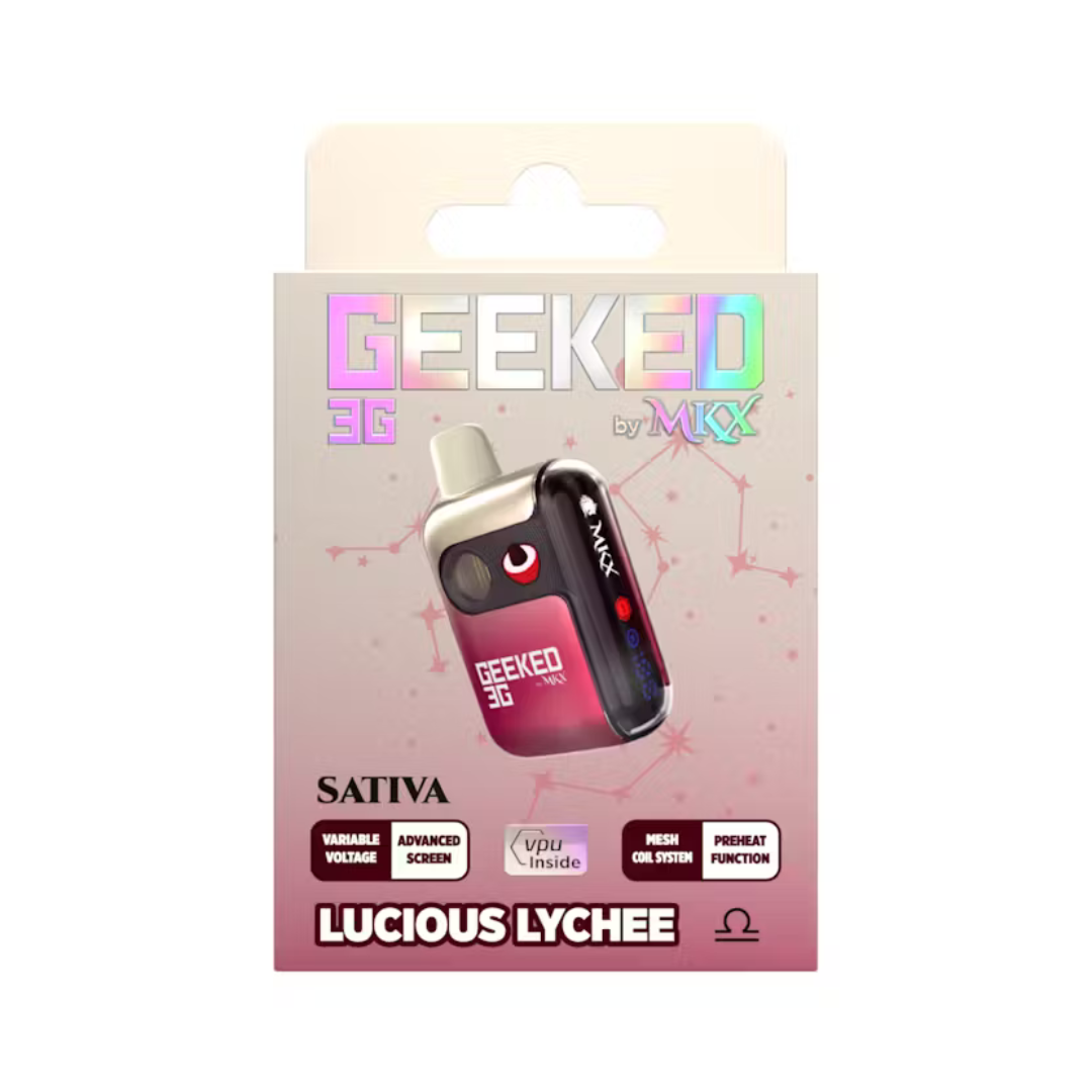 Photograph of Product: Geeked | Lucious Lychee Disposable Vape | 3g