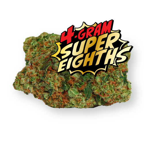 Photograph of product: Grand Master Kush | Premium Super 1/8th - 4g