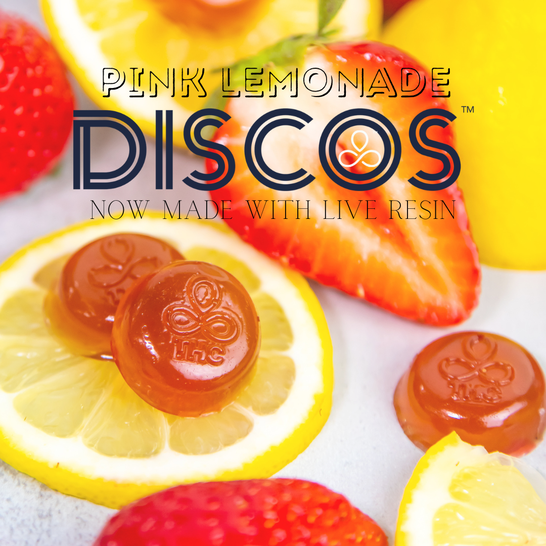 Photograph of product: Discos | Sour Pink Lemonade | 10mg (10pk)