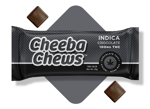 Photograph of product: Cheeba Chews Chocolate Oui'd Taffy