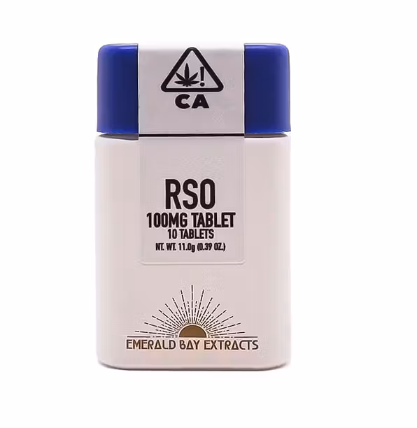 Photograph of product: 100mg Pink Truffle (Oui'd) RSO Tablets 100mg/1000mg (10ct) $49