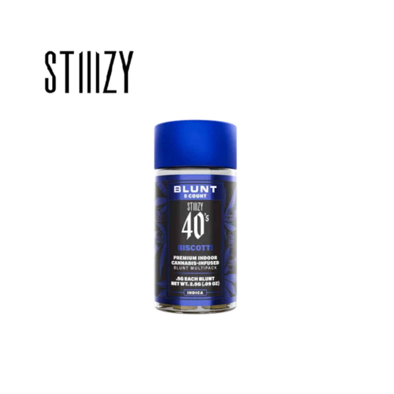 Photograph of product: BISCOTTI 2.5G INFUSED 5 PACK BLUNT