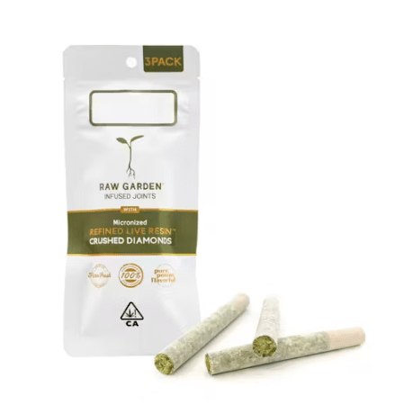 Photograph of product: Lemon Juice Jones RLR™ Crushed Diamonds Infused (3) Joints - 