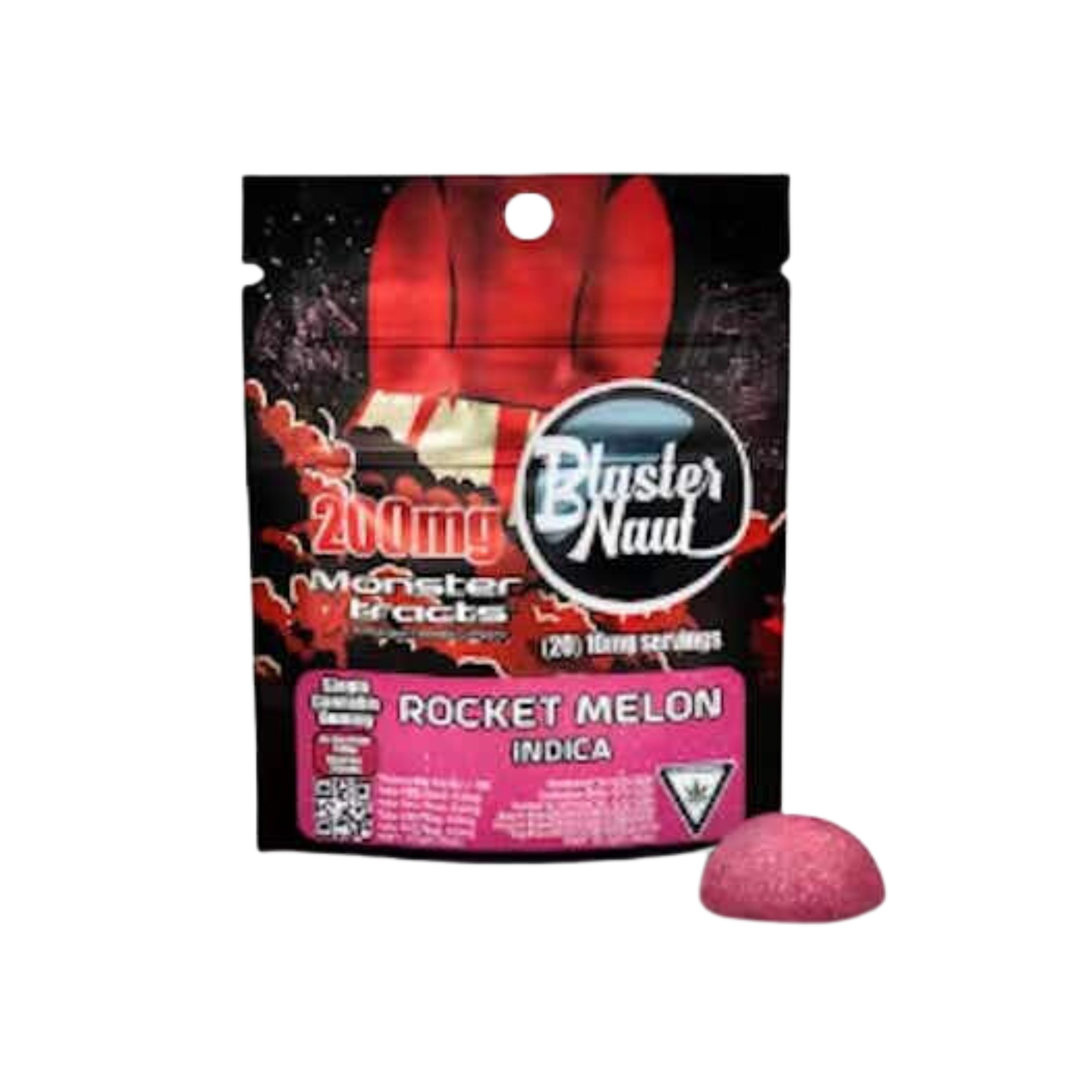 Photograph of product: BLASTERNAUT | Gummy | Rocket Melon | 200mg