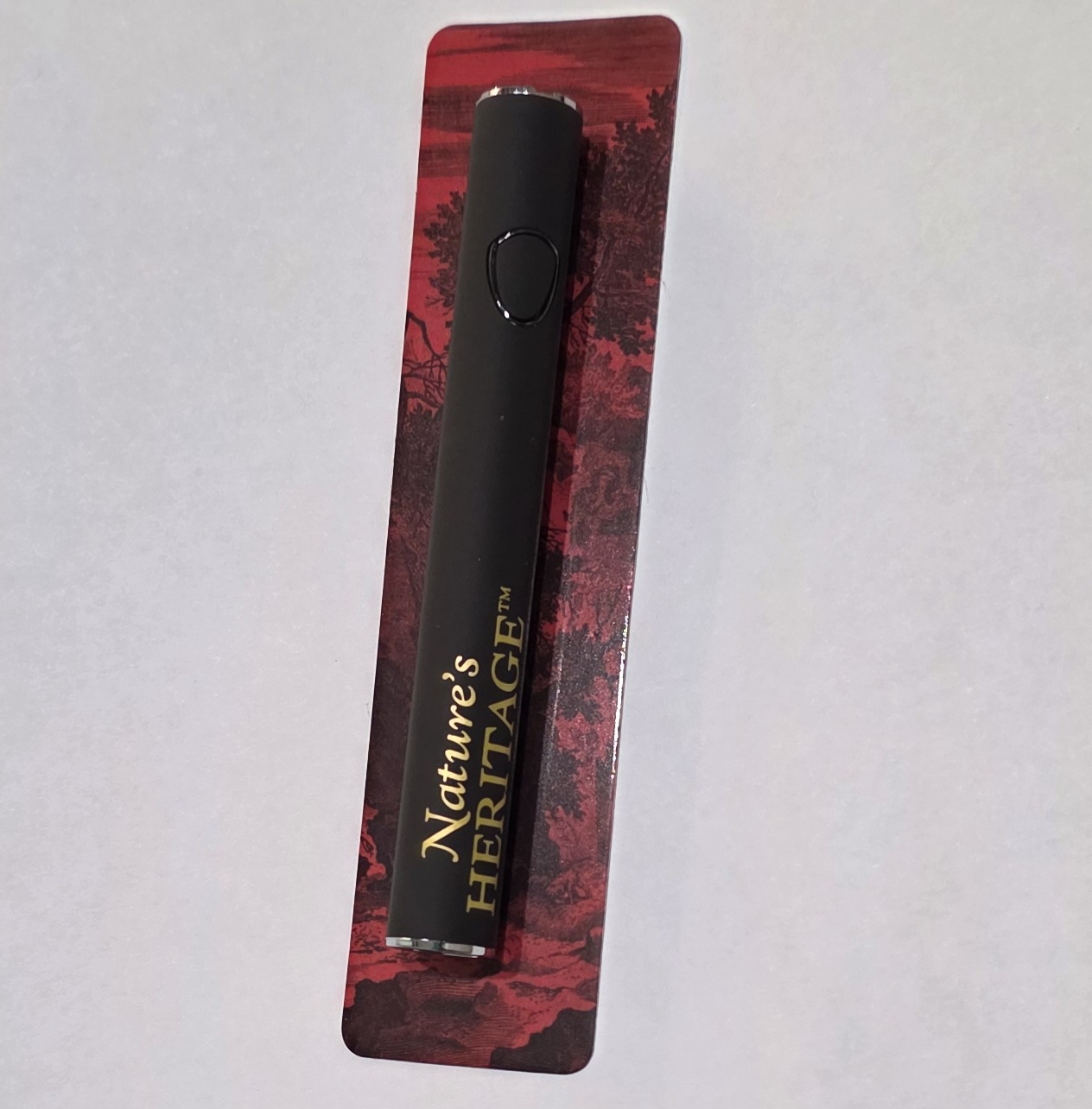 Photograph of product: Nature's Heritage - Black 510 Thread Battery