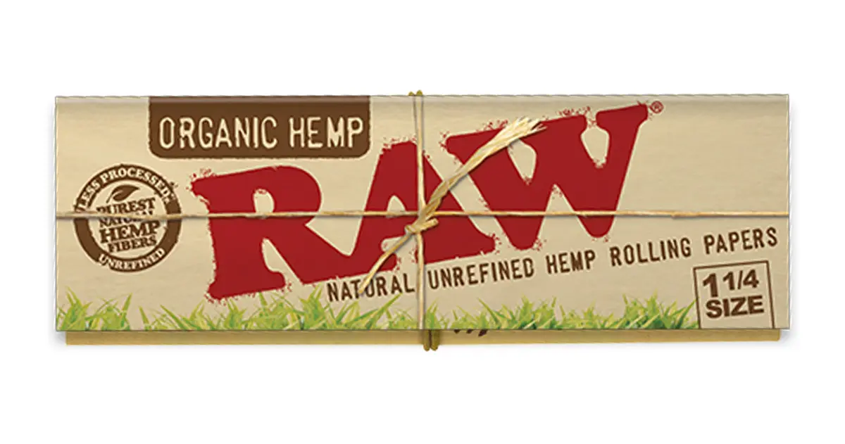 Photograph of product: Raw | Organic Hemp | 1 1/4 Rolling Papers